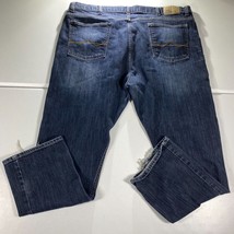 Wrangler Jeans Mens 42 x 30 Blue Pants Denim Casual Workwear Straight Cowboy B3* - £23.72 GBP