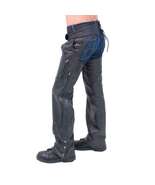 Dissolute Leather Motorcycle Chaps - $105.00