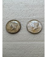 2 x 1967 Kennedy Half Dollar Silver Coin-Clad - $9.90