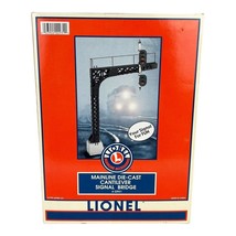 Lionel 6-22931 Operating Mainline Cantilever Signal Bridge Die-Cast New In Box - £39.56 GBP