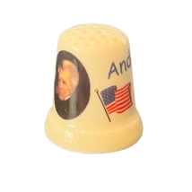 Andrew Jackson 7th US President Thimble Franklin Mint Danbury figurine f... - £15.48 GBP