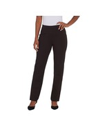 Susan Graver Ponte Straight Leg Pants Navy 1X - $509.95 MXN