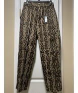 Dickies Womens Straight Carpenter Pants Size 8R Snake Print Brown  New w... - $18.66