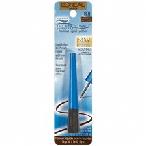 L'Oreal Telescopic Precision Liquid Eyeliner, Waterproof, Dark Brown 801 - £10.09 GBP