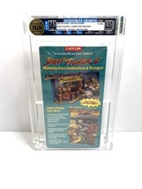New Street Fighter II Capcom Tips &amp; Tricks VHS IGS 7.5 Box 8.5 Seal Graded Tape - £399.31 GBP