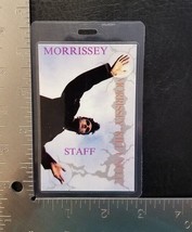MORRISSEY / THE SMITHS - VINTAGE ORIGINAL CONCERT TOUR LAMINATE BACKSTAG... - $20.00