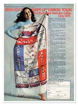 Redbook&#39;s Shape-Up Exercise Towel Offer Vintage 1972 Full-Page Magazine Ad - $180.07 MXN