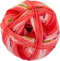 Red Heart Hugs &amp; Kisses Yarn-Salmon - £17.35 GBP