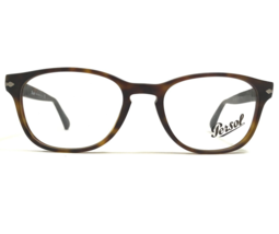Persol Eyeglasses Frames 3085-V 9001 Havana Tortoise Round Full Rim 53-19-145 - £109.59 GBP