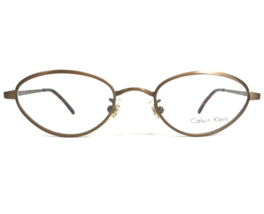 Calvin Klein Petite Eyeglasses Frames 348 570 Matte Gloss Brown Oval 48-... - £43.79 GBP