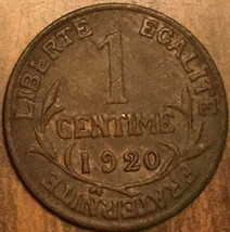 1920 France 1 Centime Coin - £2.23 GBP