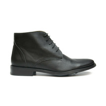 Booty Desert Chukka Formal Dress in Black vegan leather and breathable lining - $180.00