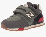 New Balance 574 New-B Hook and Loop Grey Unisex Kids Sneaker Sz 3 Wide - $29.00