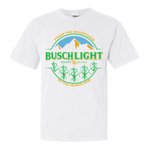 Busch Light From The Mountains to the Heartland Corn Stalk T-Shirt White - £28.09 GBP+