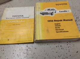 1986 TOYOTA COROLLA FF Service Repair Shop Workshop Manual OEM Set W ETM... - £27.45 GBP