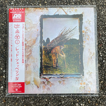 Led Zeppelin: &quot;IV&quot; CD Mini Album Jacket Japan Like New Atlantic WPCR-11614 - £30.48 GBP