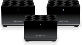 Netgear Nighthawk Tri-Band Whole Home Mesh Wifi 6 System (Mk83), And 40 Devices. - £149.21 GBP