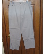 Towncraft Grat Elastic Back Wrinkle Fee Flat Front Pants - Size 38 X 30 - £18.04 GBP