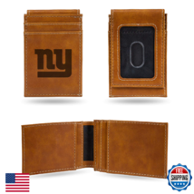 Rico NFL New York Giants Laser Engraved Front Pocket Wallet 2.75x4 - $42.74
