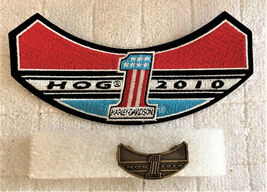 Harley Owners Group HOG 2010 Rocker Patch and Pin. Harley Davidson - $11.95