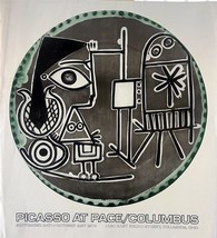 Pablo Picasso Ritmo/Columbus Vintage Raro 1972 Exhibition Jacqueline Art... - £207.28 GBP