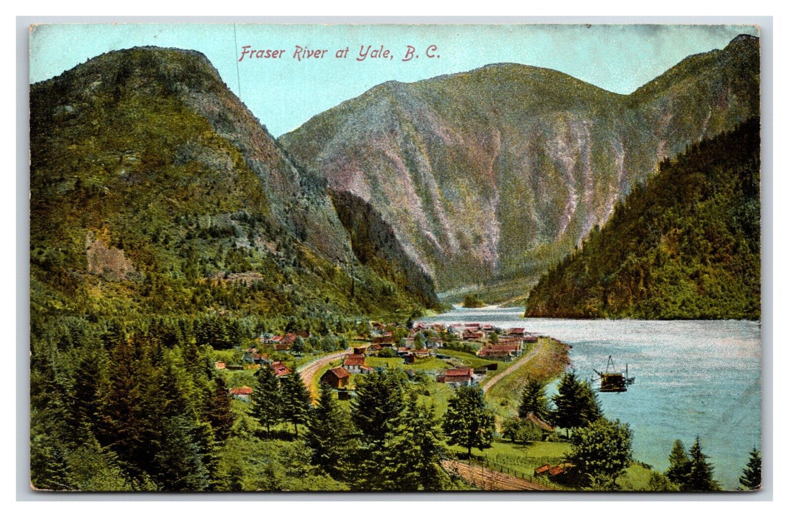 Primary image for Fraser River at Yale British Columbia Canada UNP DB Postcard N22