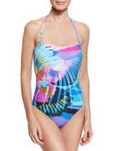  NEW La Blanca Monarch Movement Bandeau One-Piece Swimsuit LB71J10 size 6 - £44.30 GBP