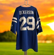 Indianapolis Colts Eric Dickerson Jersey Size 56 Mitchell &amp; Ness Sewn Logo Vtg - £98.55 GBP