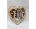 Antique 1900s Cherubs Knocking On Door Embossed Valentines Day Card - £18.68 GBP