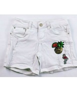 Indigo Rein Junior&#39;s Forever Booty Jean Shorts Size 1 White Distressed S... - $16.83