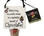 Suzy Toronto Wall Plaque Successful Woman Chocolate Decoration  - $4.73