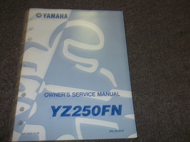 2001 Yamaha YZ250FN YZ 250 FN Servizio Negozio Riparazione Manuale OEM 01 - £39.92 GBP