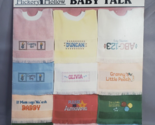 Hickory Hollow Baby Talk Cross Stitch Letters Alphabets for Bibs Pattern... - $6.88
