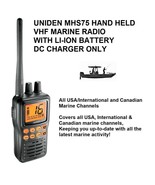 UNIDEN MHS75 HH VHF W/LI-ION BATTERY - Submersible Handheld Two-Way Mari... - £83.40 GBP