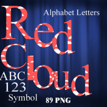 ABC Letter Clouds 1a Digital Kit-Digital Clipart-Art Clip-Gift Tag-Jewel... - $93.95 MXN