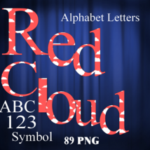 ABC Letter Clouds 1a Digital Kit-Digital Clipart-Art Clip-Gift Tag-Jewelry-T shi - £0.98 GBP