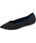 Rothy&#39;s The Point Black Recycled Knit Comfort Slip-On Ballet Womens Flat... - $46.74