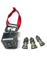 Ganz Christmas Triple Angels Trinket PRAYER BOX &amp; CHARMS Pendant - $20.35 CAD