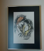 Sandu Liberman (M. Maurice) &quot;Mother &amp; Child&quot; Artist’s Proof Litho Hand-Colored R - £119.90 GBP