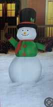 9 Foot Gemmy Airblown Inflatable 9&#39; Foot LED Snowman - £52.75 GBP