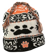 adidas Mystery University Paw Print NCAA Knit Tassel Winter Hat Beanie - £9.22 GBP