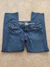 Sonoma Life+Style Petite Jeans 4P Dark Blue Wash Denim 98% Cotton 2% spa... - $14.15