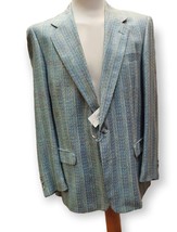 Men&#39;s Jacket Spring Summer Fabric Cool Strinato Green Various Sizes Drop 6 - £131.73 GBP