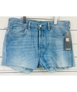 Levi’s 501 Denim Cutoff Shorts High Rise Button Fly Size 33 NWT New With... - $530.75 MXN