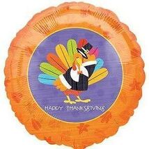 18" Happy Thanksgiving Turkey Balloon - $2.55