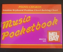 Mel Bay Piano Chords Pocketbook 1981 MB93749 - £14.46 GBP