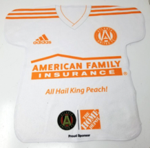 Atlanta United FC Rally Towel Imperfect All Hail King Peach Jersey Outline - £9.81 GBP