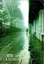 Postcard Louisiana New Orleans Rain on Pirates Alley 1983 6x4.5 Inches - £4.59 GBP