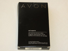 Avon Nail Experts Nail Enamel Remover Wipes 10 wipes nail polish mani pedi;; - £8.29 GBP