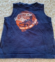 Faded Glory Boys Navy Blue Orange Vintage Life On The Beach Tank Top 2T - £3.06 GBP